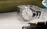 kvalitní hodinky Curren z nerezové oceli - černé