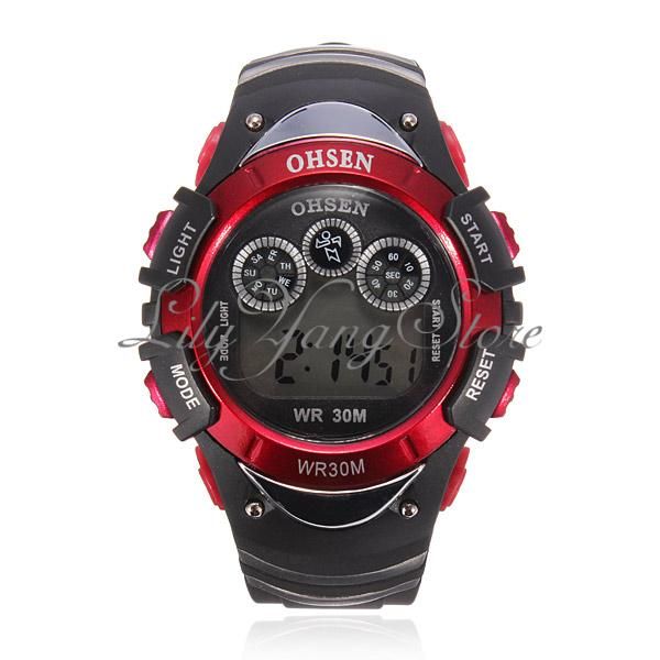 Luxusní hodinky Ohsen2 - červené