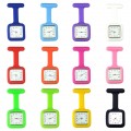 Přívěskové hodinky pro zdravotní sestry silikonové hranaté | bílé, černé, červené, fialové, modré/1, modré/2, orange, růžové/1, růžové/2, zelené, žluté