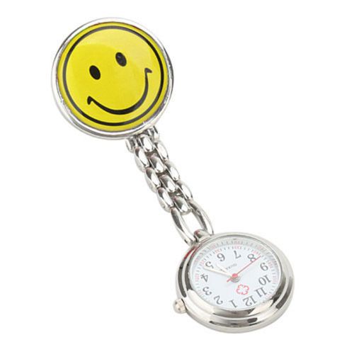 Přívěskové hodinky pro zdravotní sestry SMILE - Přívěskové hodinky pro zdravotní sestry SMILE žluté