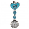 Přívěskové hodinky pro zdravotní sestry SMILE modré