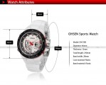 sportovní hodinky OHSEN - bílé