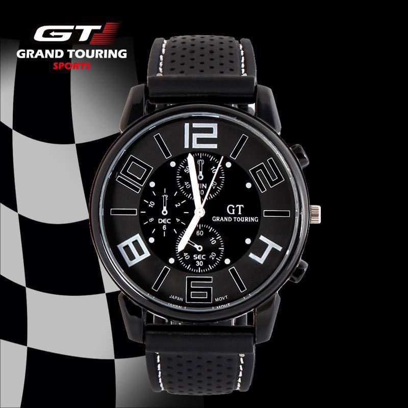 Stylové hodinky Grand Touring - černé