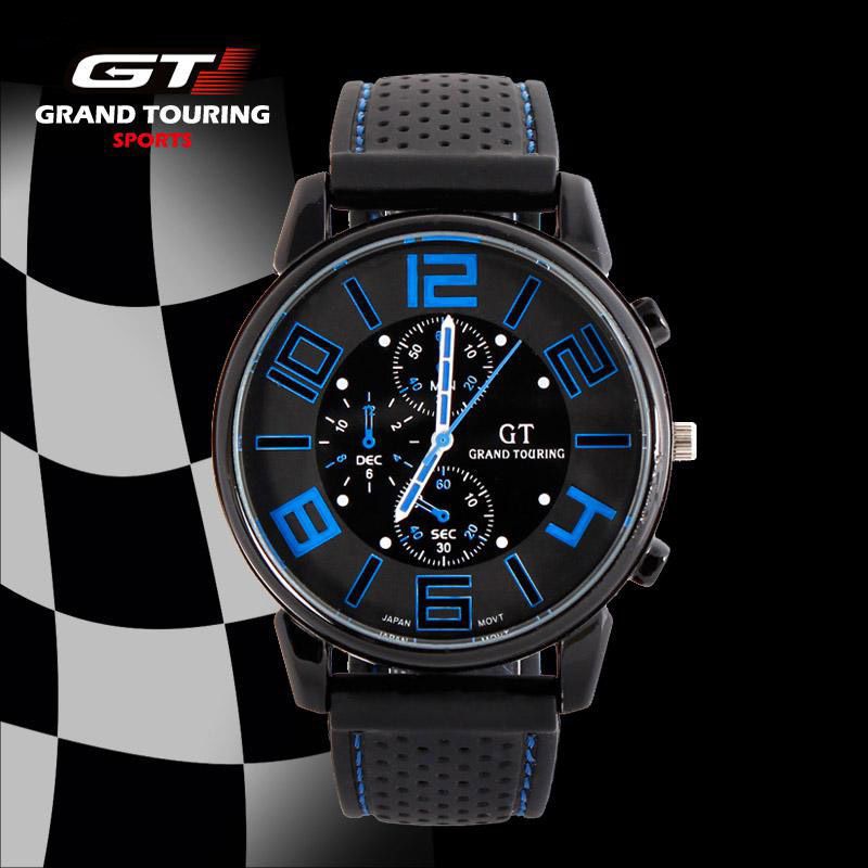 Stylové hodinky Grand Touring - modré
