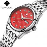 elegantní dámské náramkové hodinky | bílé, červené, růžové