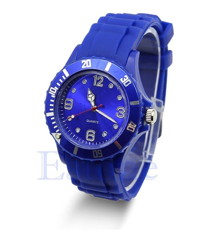 silikové hodinky Geneva - modré