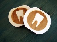 Dřevěná krabička na mléčné zoubky s českými popisky zub | Pro holky, Pro kluky