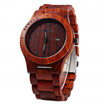 Pánské dřevěné hodinky BeWell, různé barvy | Black, Maple, Red, Zebra